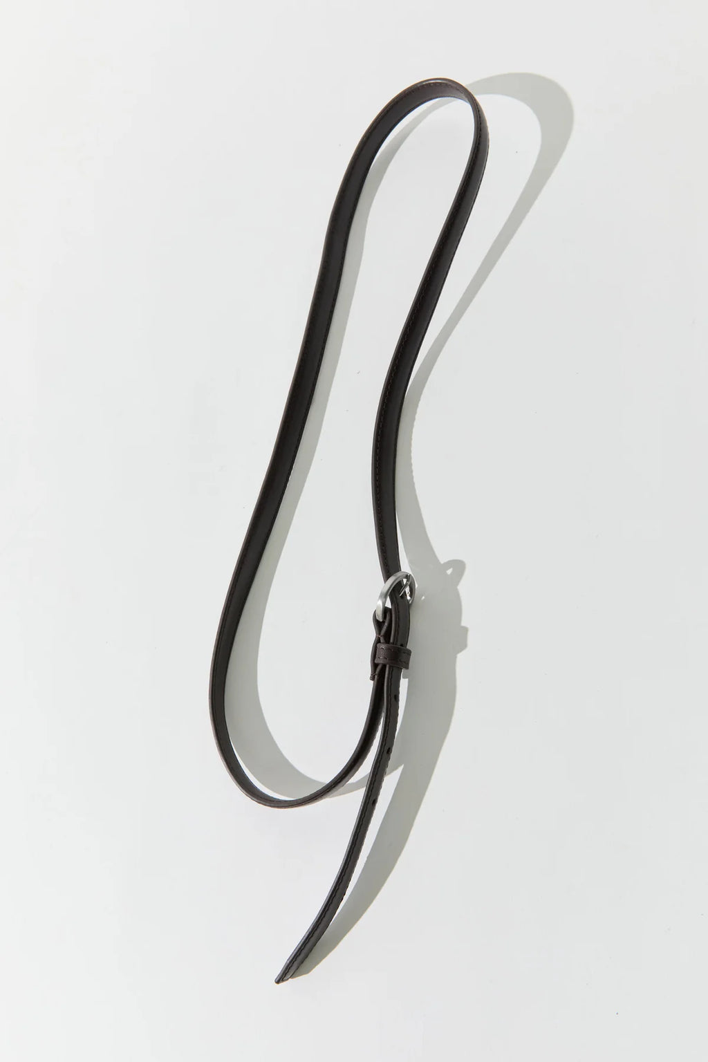 MINIMAL SLIM BELT - COFFEE