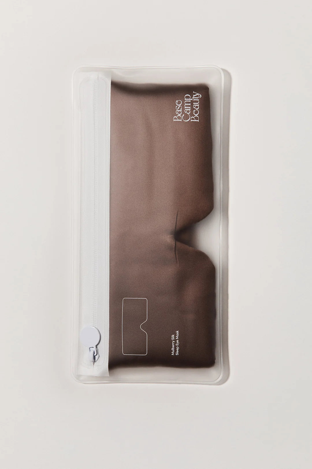 BCB X ROBEY MULBERRY SILK SLEEP EYE MASK - CHOCOLATE