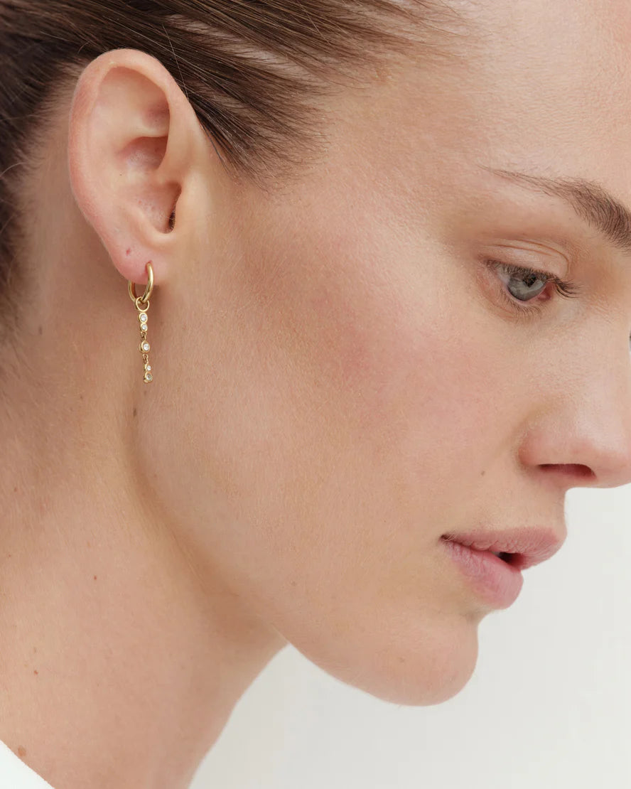 (PRE-ORDER) LILIBETH EARRINGS - GOLD/CRYSTAL