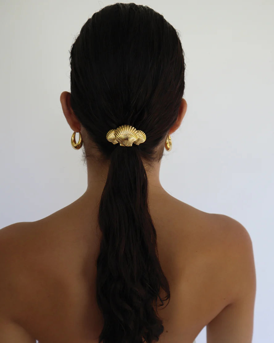 ZIVA HAIR TIE - BLACK GOLD