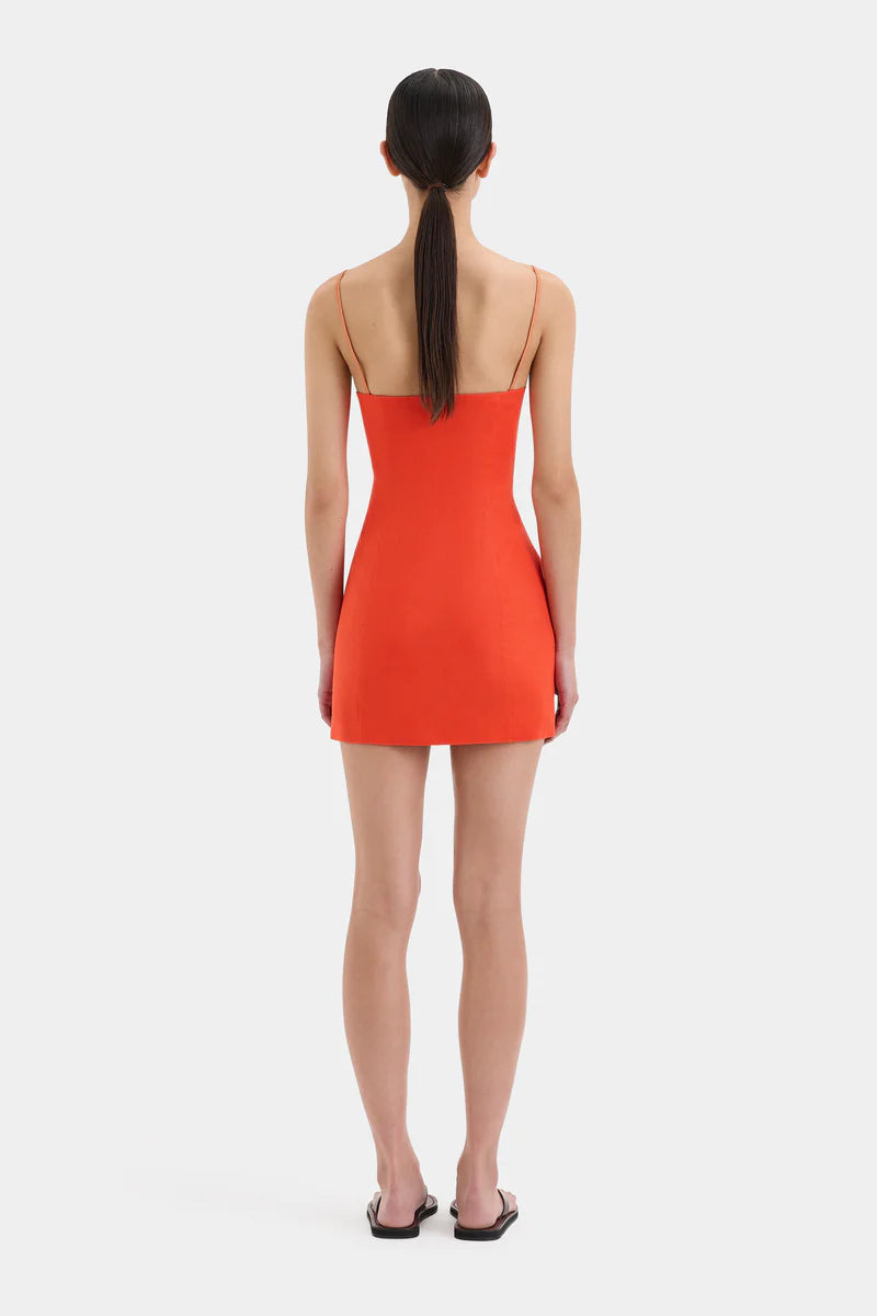 PANETTONE MINI DRESS - TANGERINE