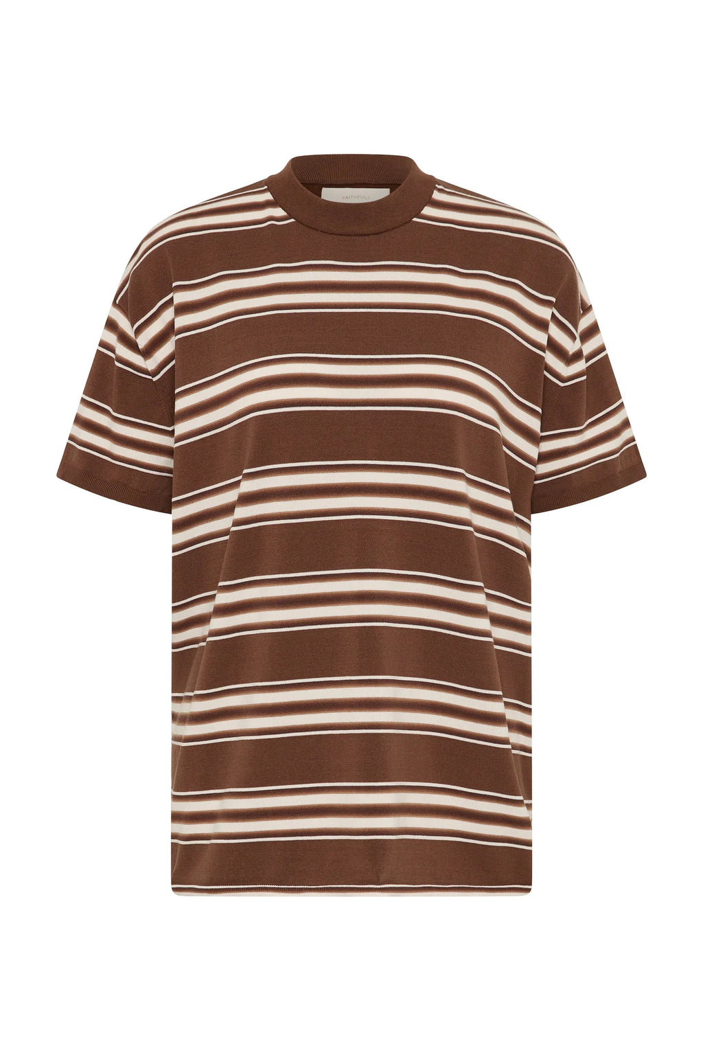 LE PAZ TOP - OMBRE STRIPE MACRO CAROB