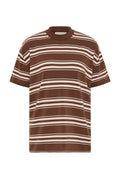 LE PAZ TOP - OMBRE STRIPE MACRO CAROB