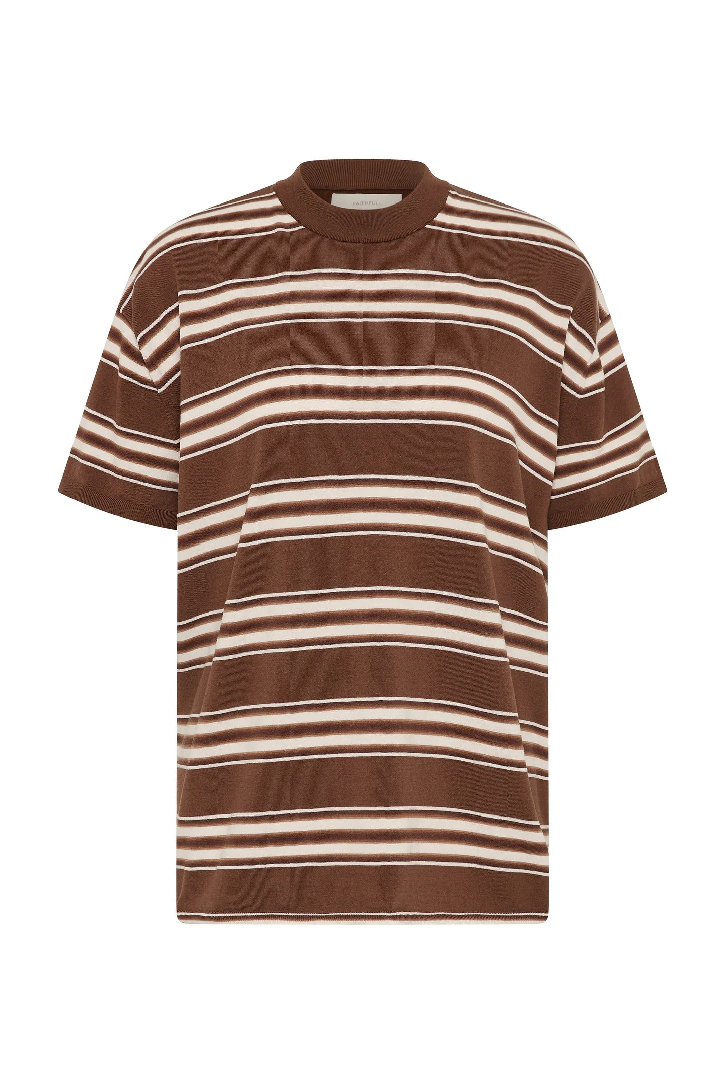 (PRE-ORDER) LE PAZ TOP - OMBRE STRIPE MACRO CAROB