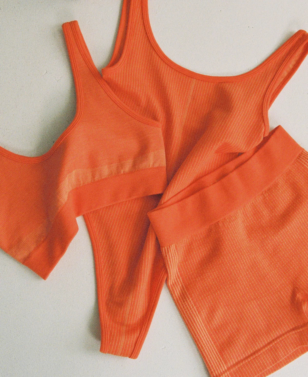 M19 CLASSIC WOOL BODYSUIT - PAPAYA