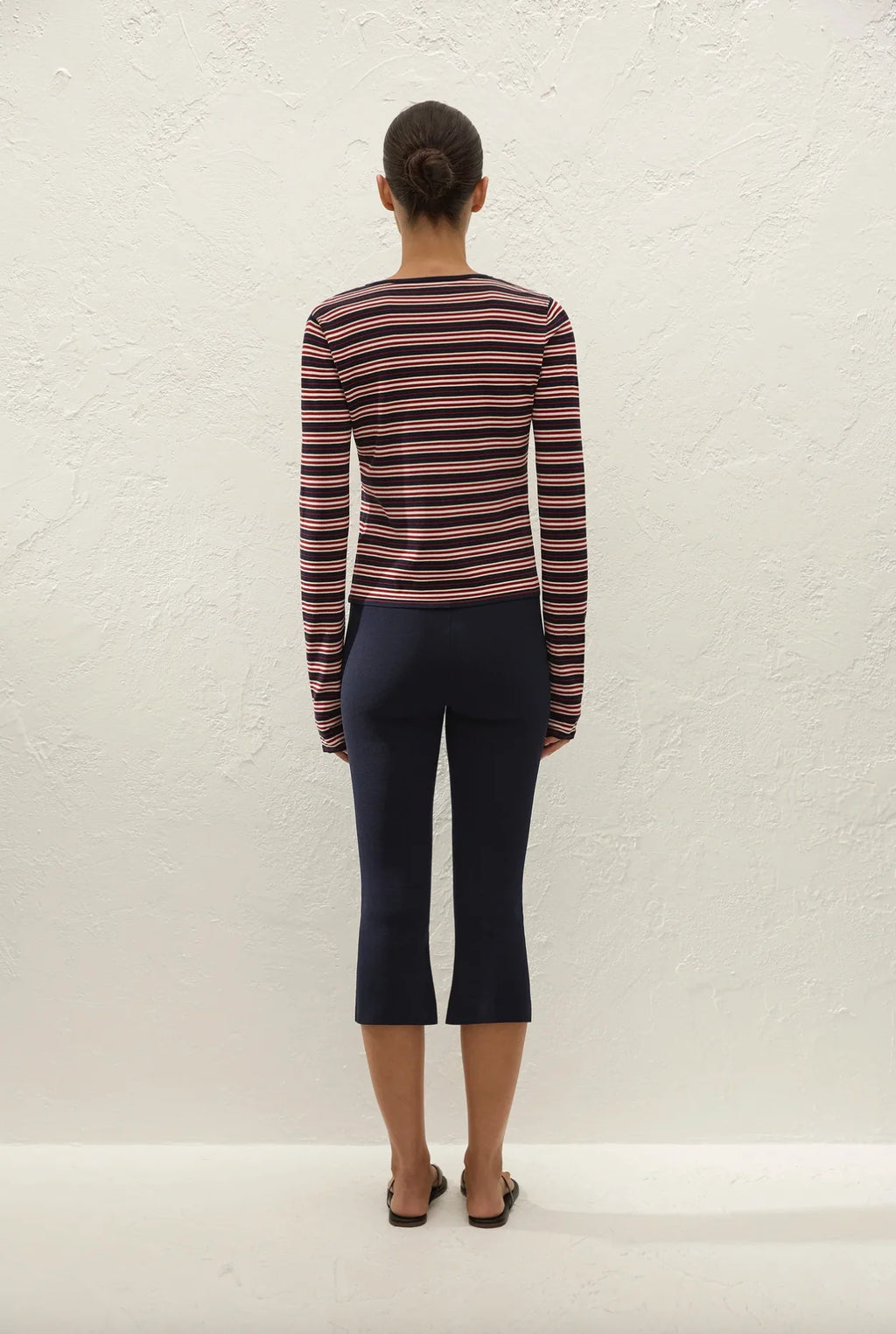 DORIS CARDIGAN - CILA STRIPE NAVY