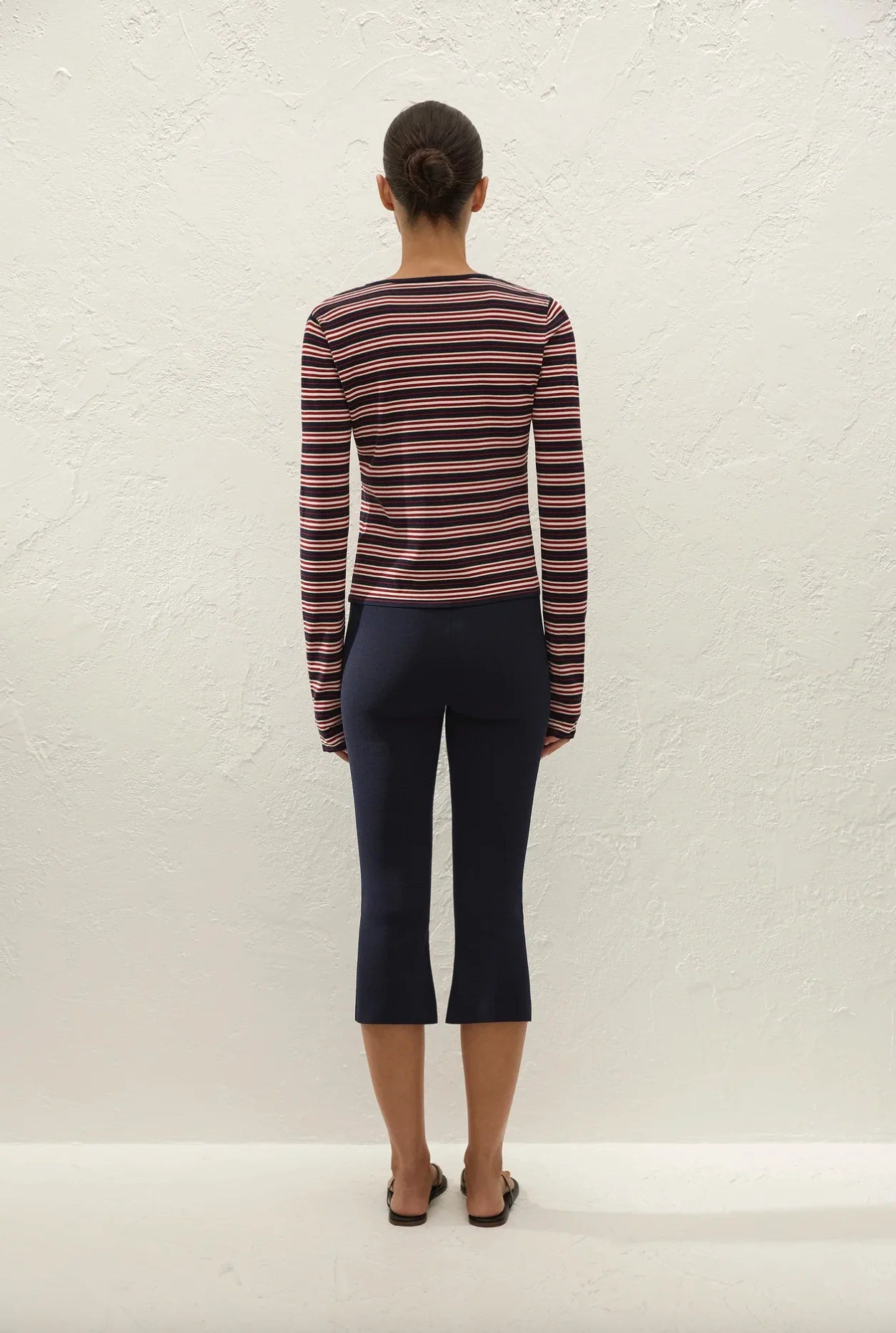 (PRE-ORDER) DORIS CARDIGAN - CILA STRIPE NAVY