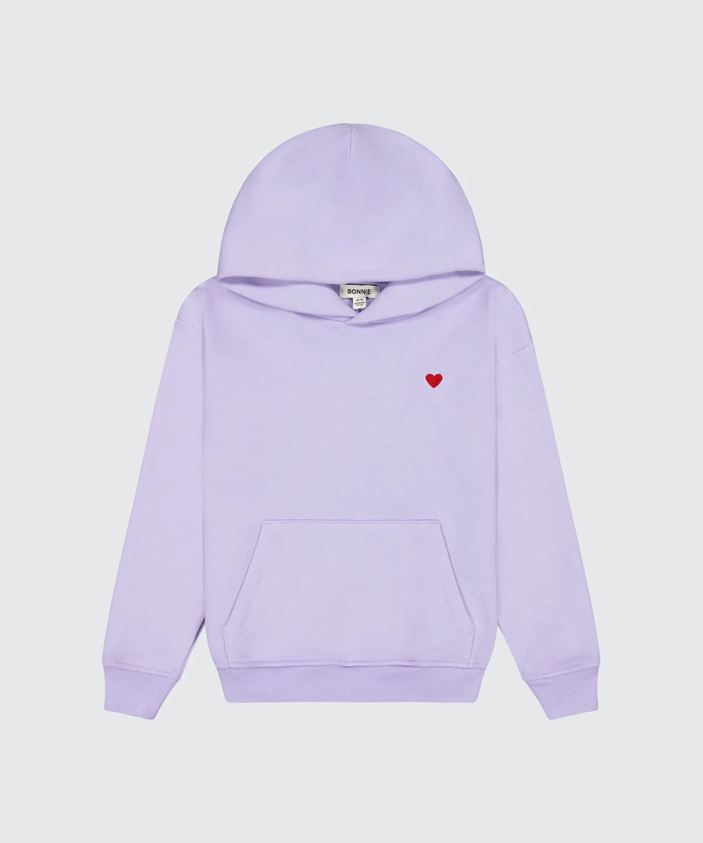 HEART HOODIE - VIOLET