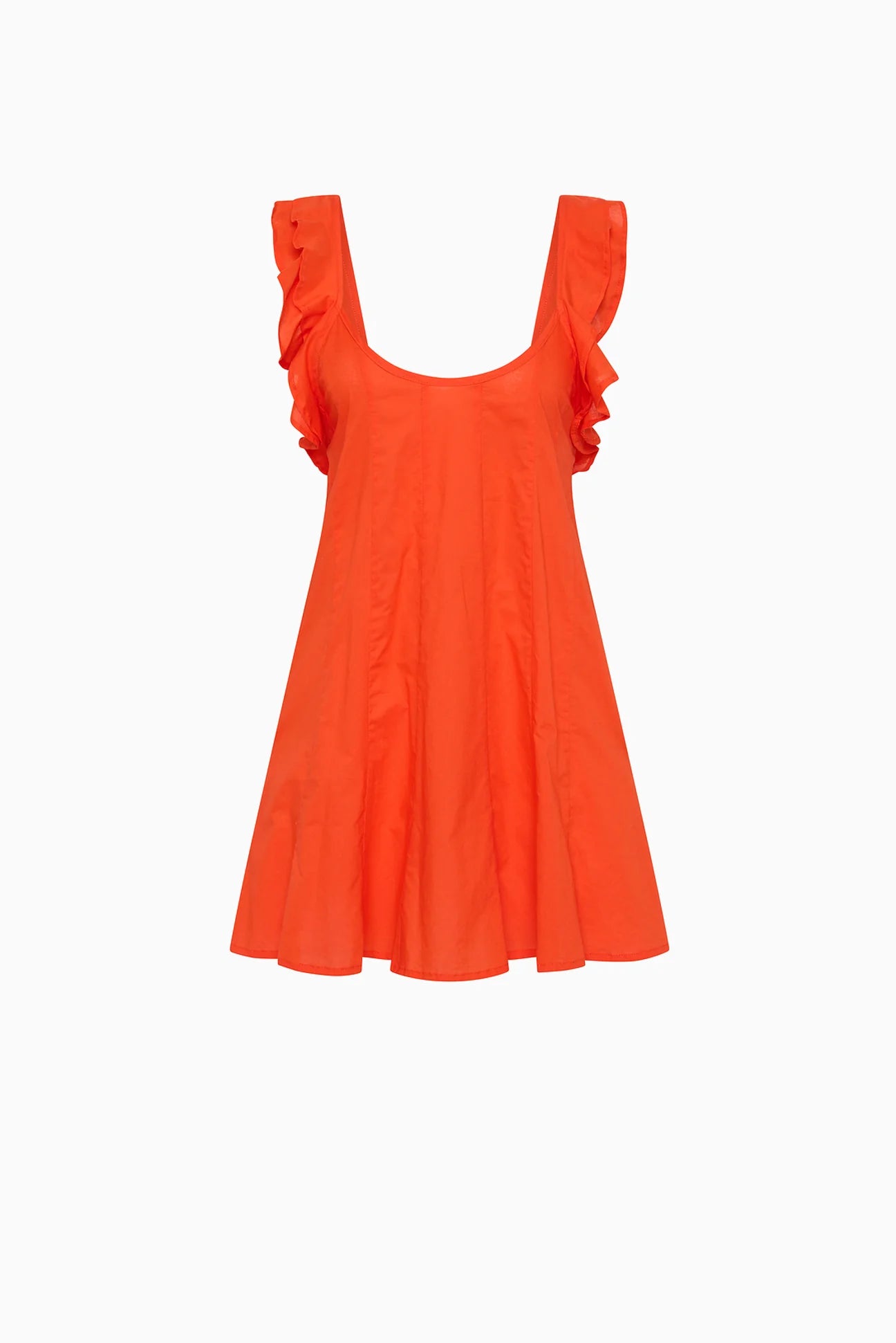 LOOSE TRACK OF TIME MINI DRESS - TOMATO