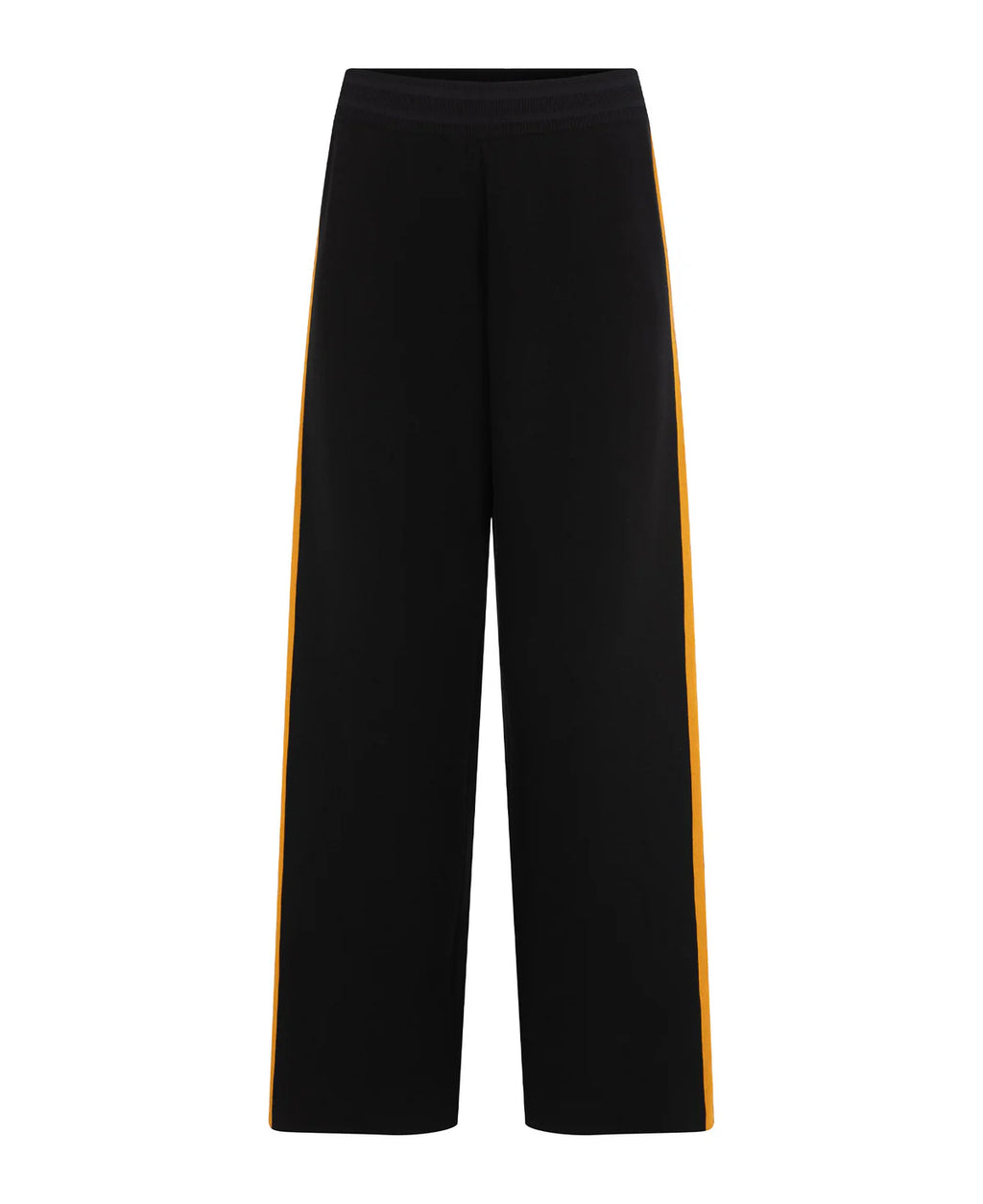 ORGANIC SIDE SNAP TRACKPANT - BLACK