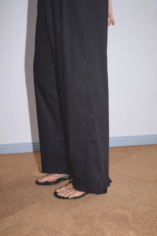 THE FLOUNCE PANT - BLACK