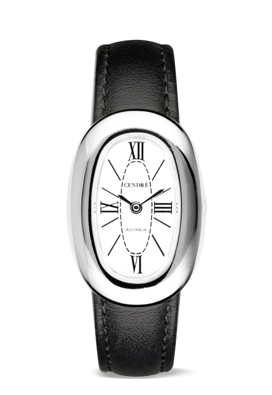 (PRE-ORDER) BRIDGETTE WATCH - SILVER/BLACK
