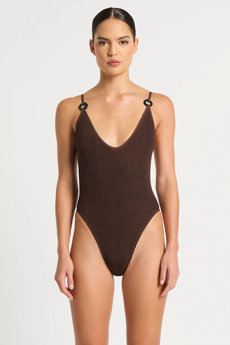 THE RING ELENA 2.0 ONE PIECE - DARK CHOCOLATE ECO