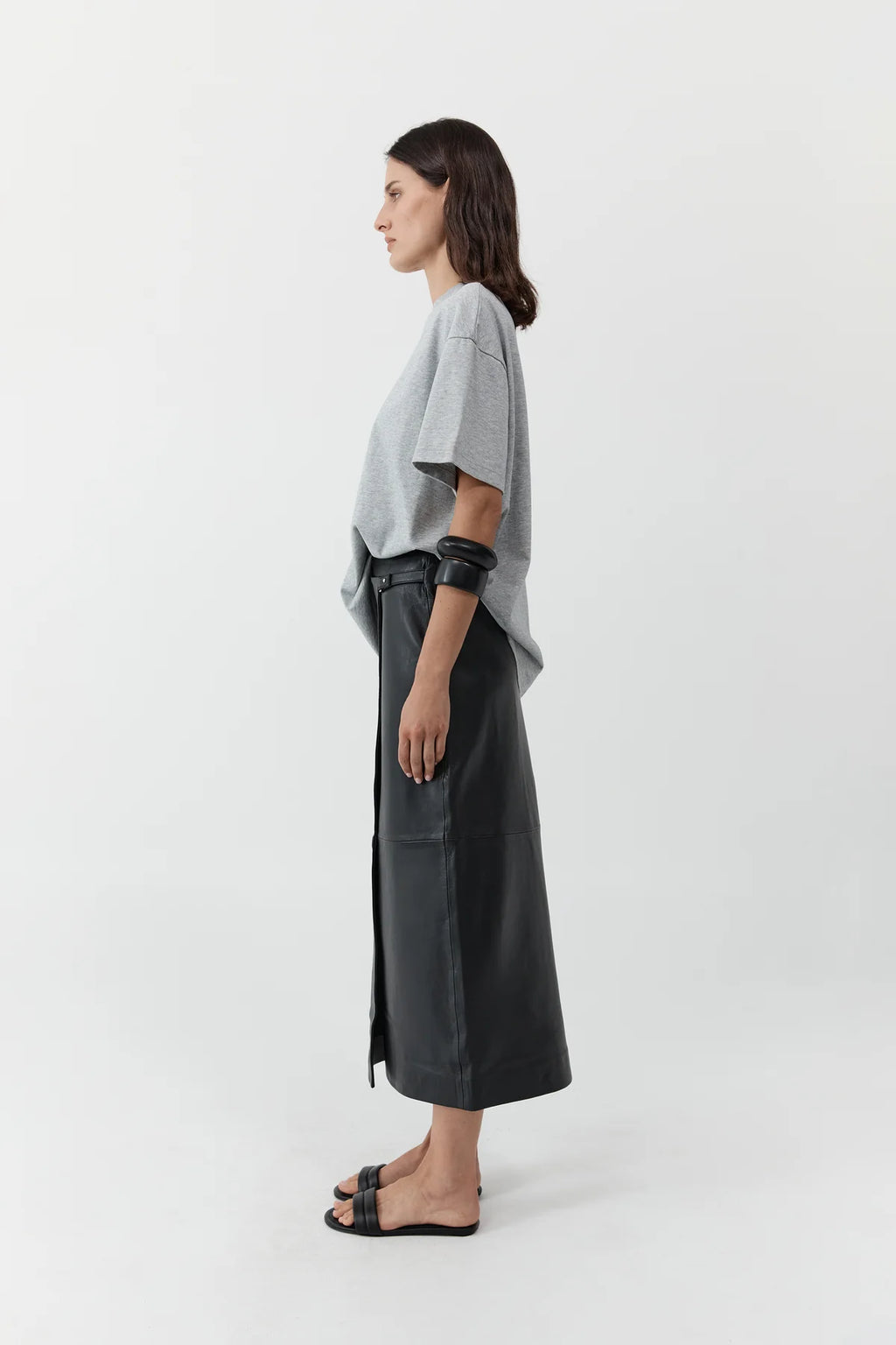 HOMME TEE - LIGHT GREY MARLE