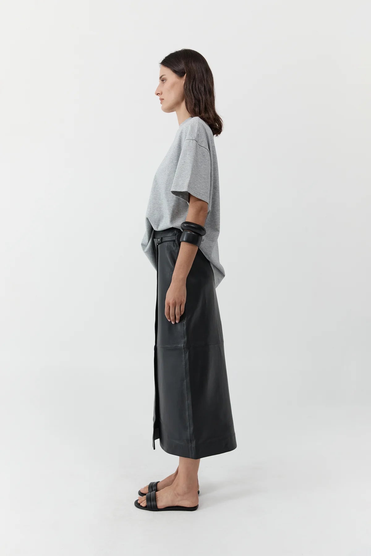 HOMME TEE - LIGHT GREY MARLE