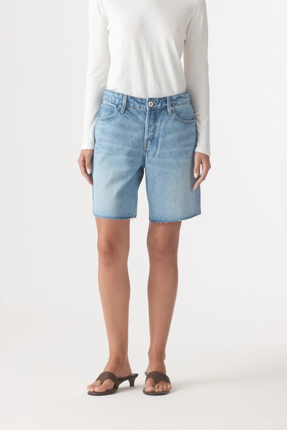 MARTHA MID LONG SHORT - VINTAGE BLUE