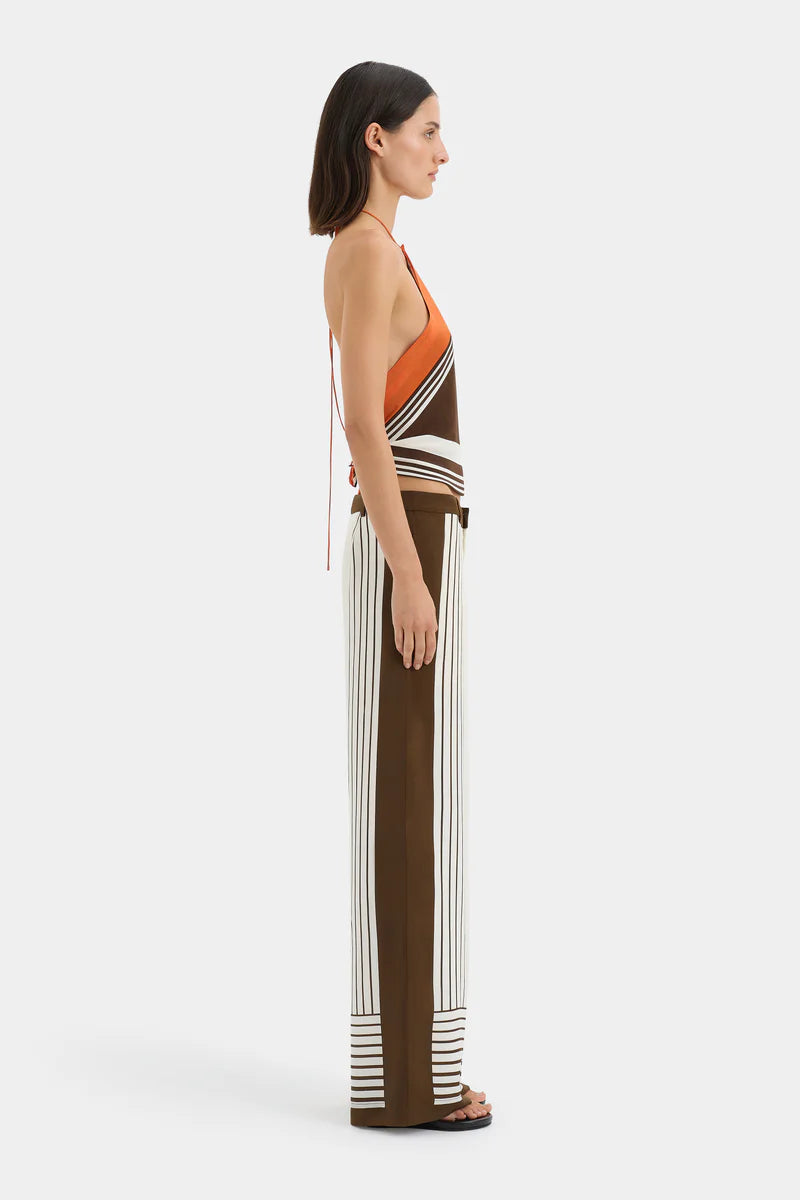 DESTINO TAILORED PANT - PACHA STRIPE