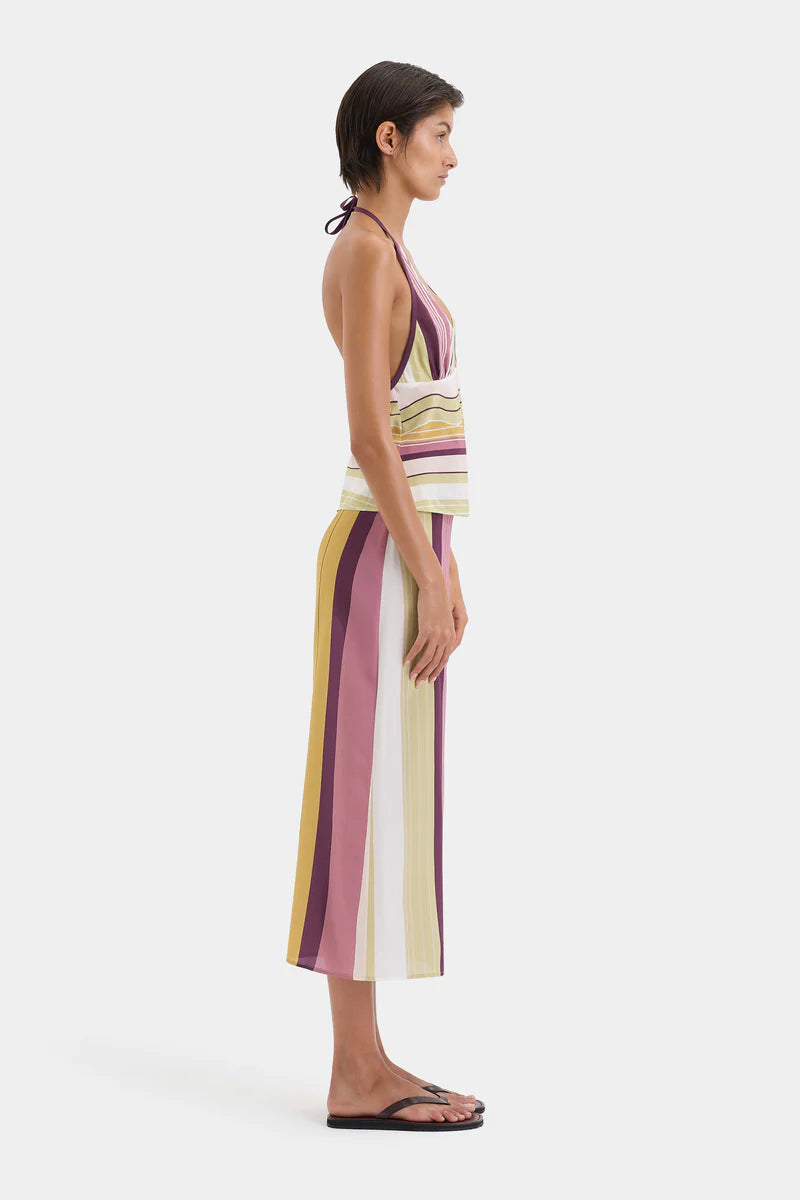 FONTANA HALTER CAMI - ELISA STRIPE