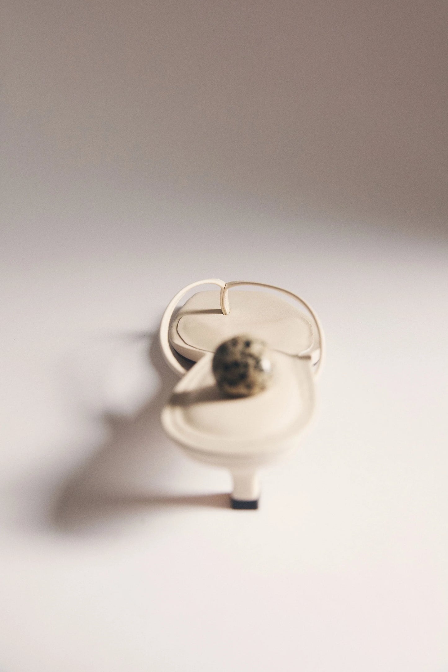 PETRA MINI - ECRU LEATHER