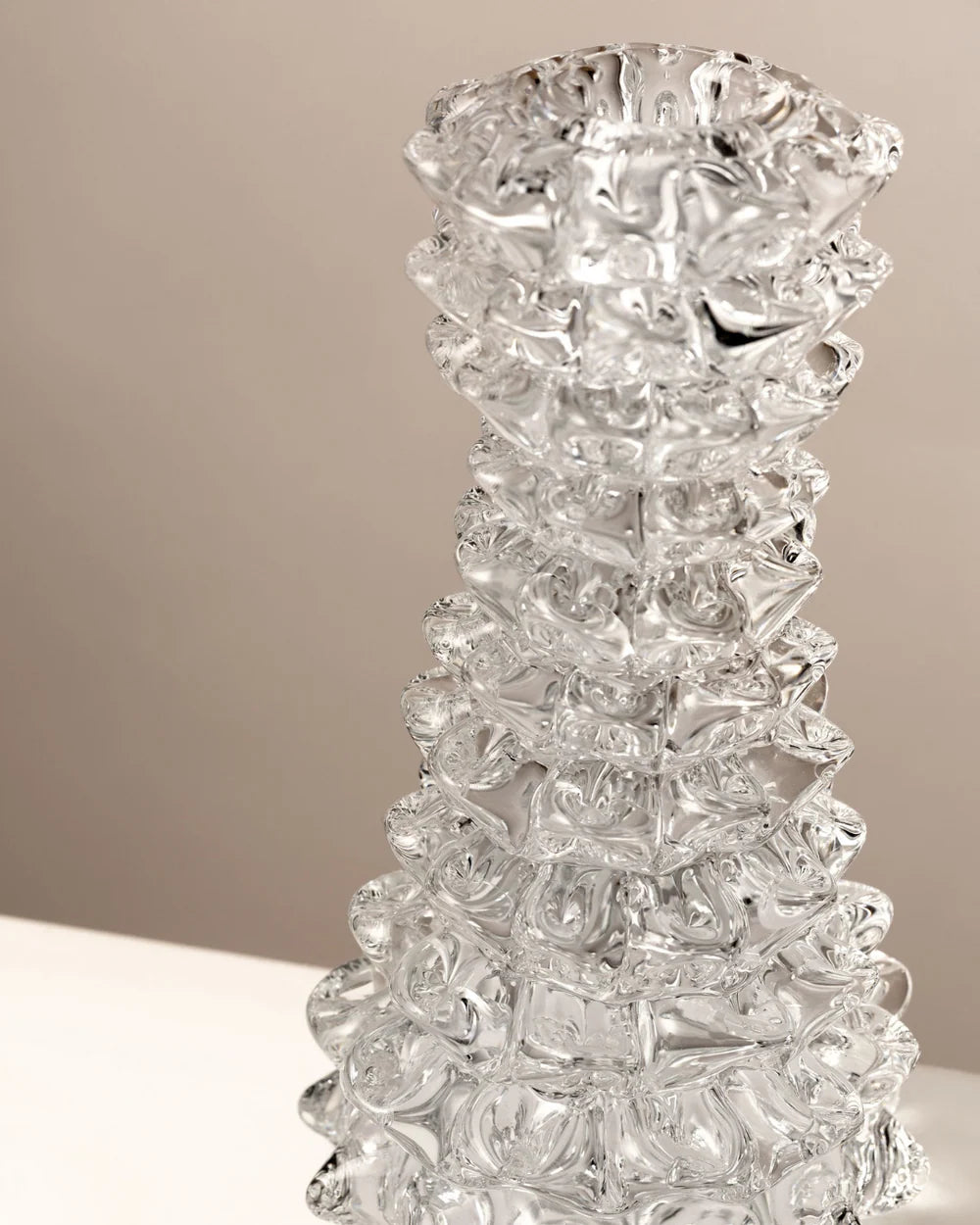(PRE-ORDER) FIAMMA CANDLESTICK - CLEAR