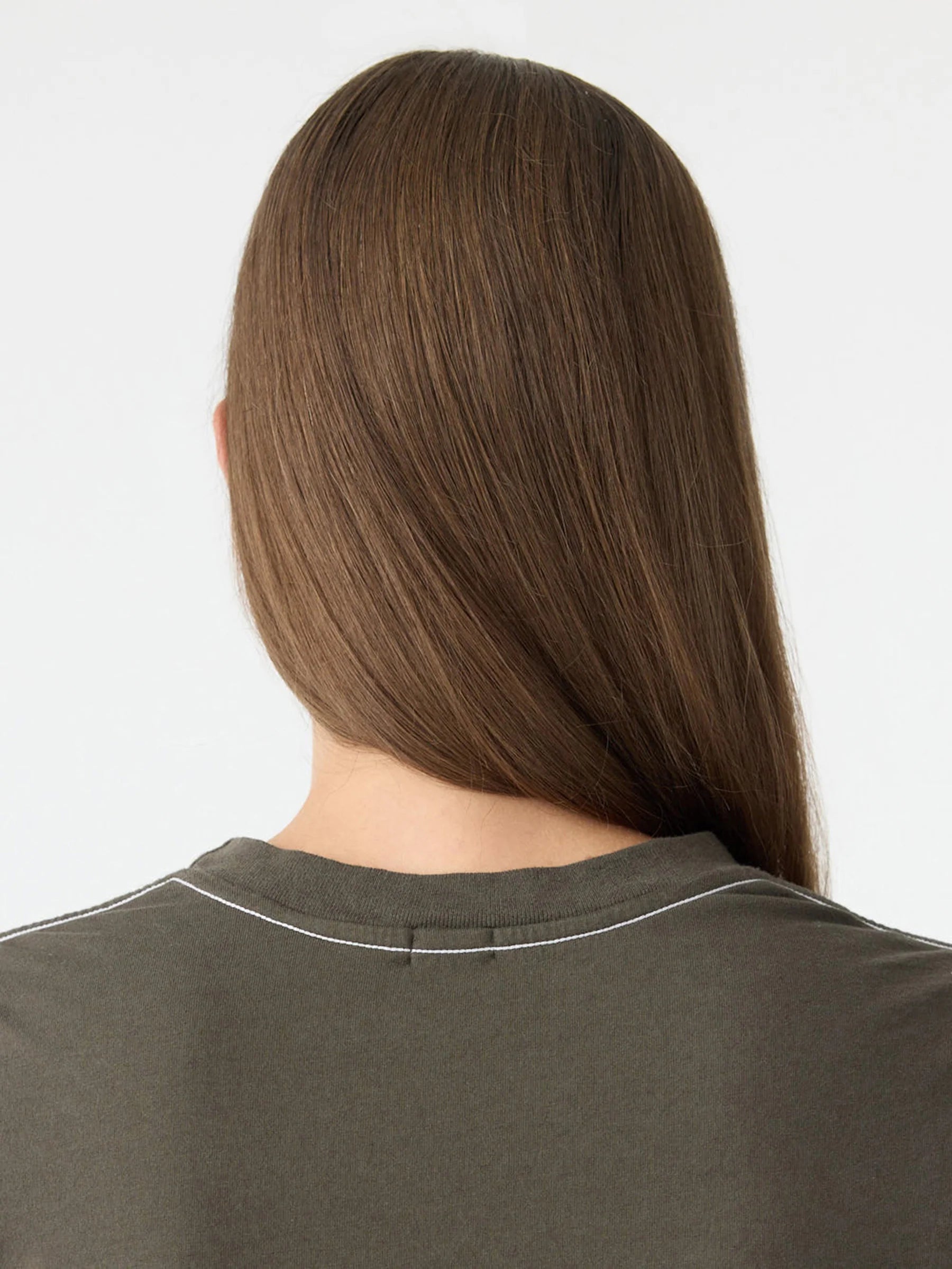 RAW EDGE BABY TEE - ASH