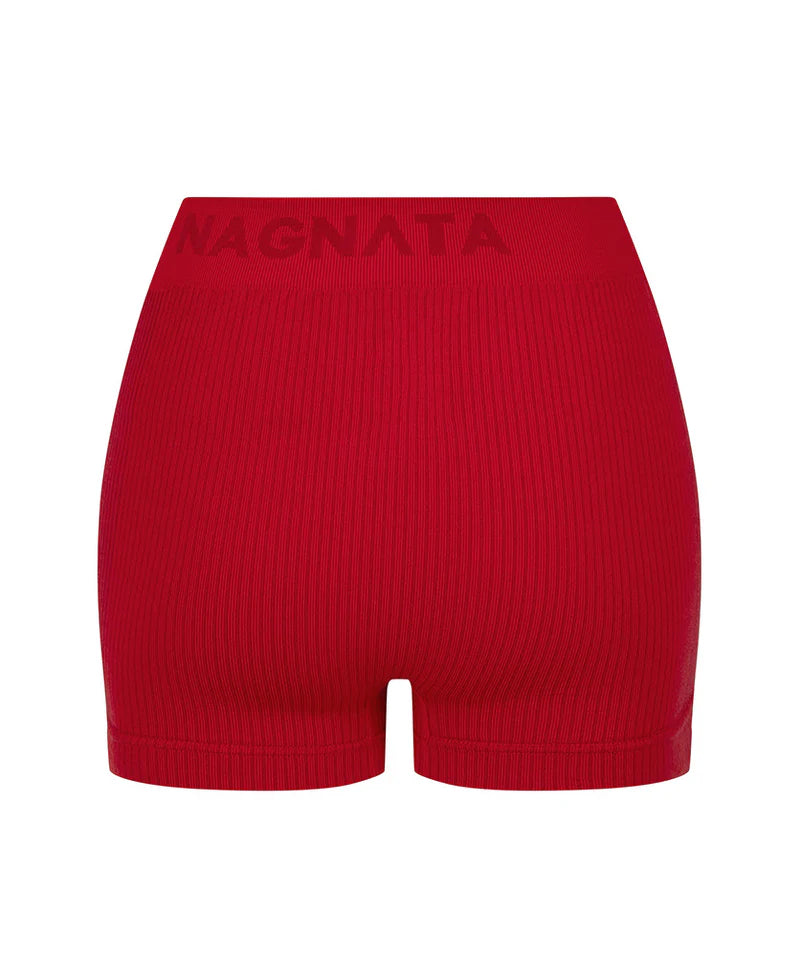 CLASSIC WOOL MICRO SHORT - CRIMSON