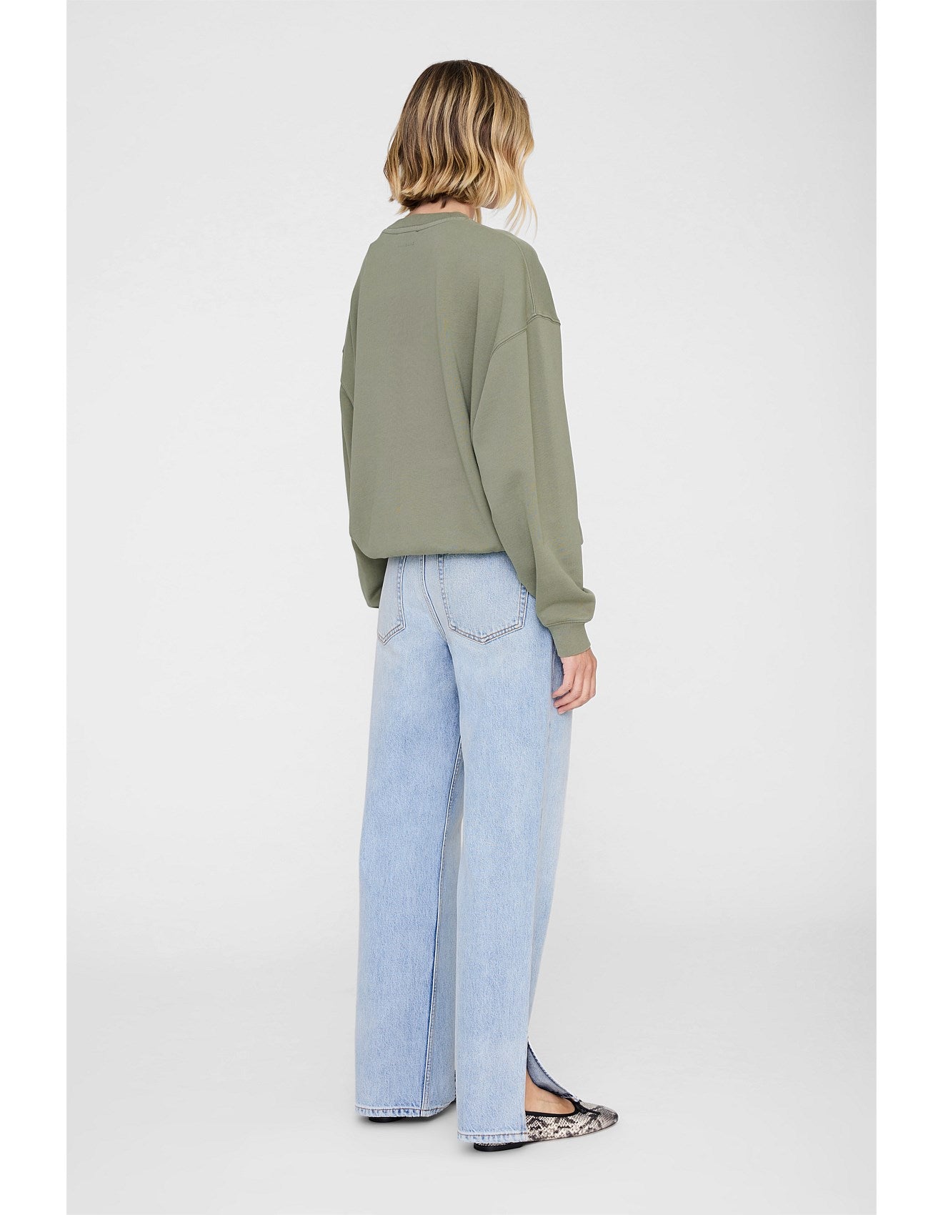 TRENTON SWEATSHIRT BING - WASHED OLIVE