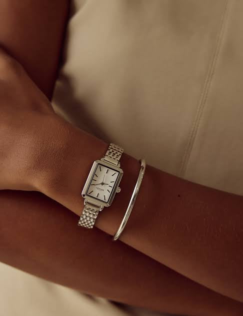 MASON WATCH - WHITE SILVER
