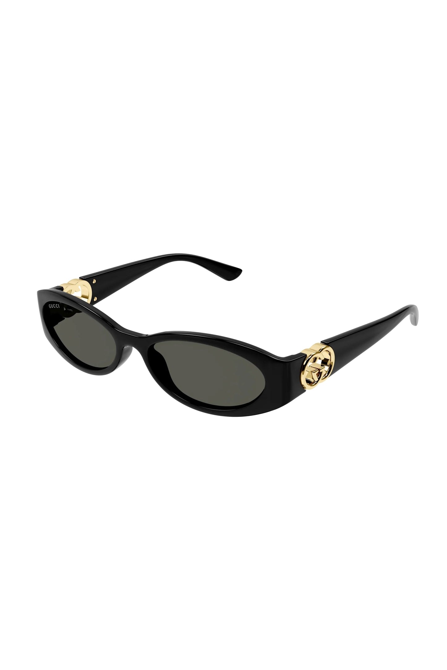 GUCCI OVAL SUNGLASSES GG1660S001 - BLACK