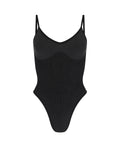 TRI WOOL BODYSUIT - OBSIDIAN