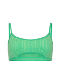 ELBA WOOL BRALET - APPLE