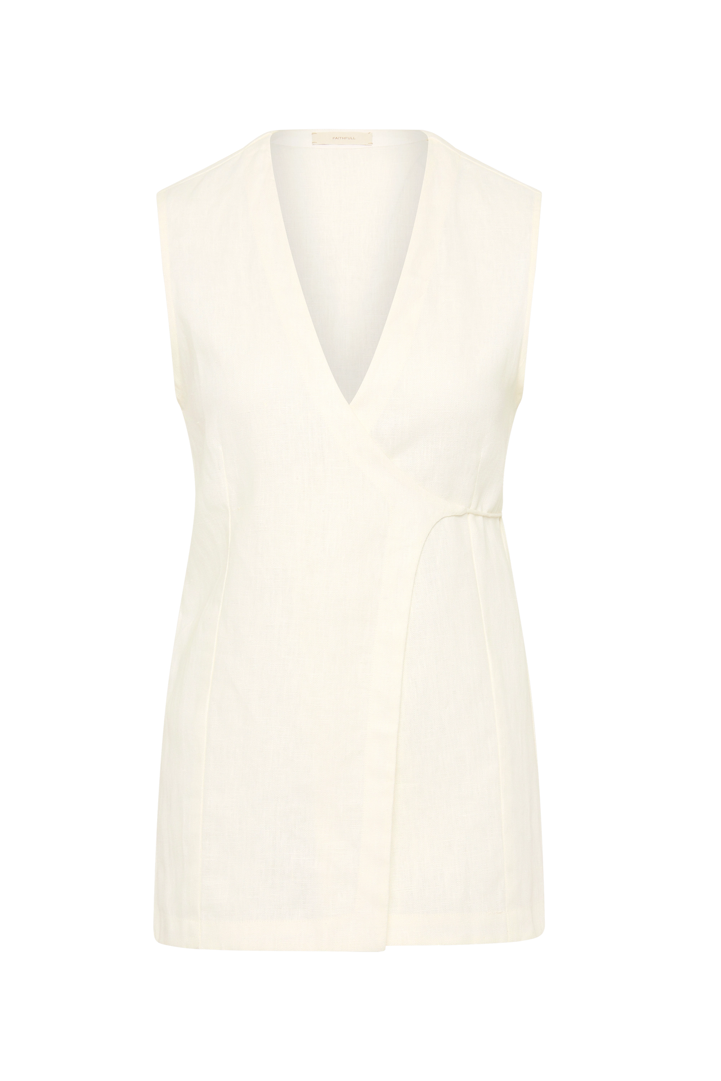 LULEA WRAP VEST - WHITE