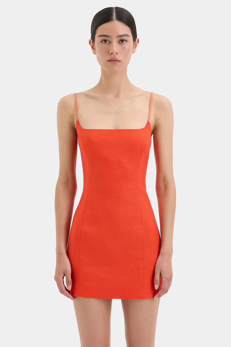 PANETTONE MINI DRESS - TANGERINE