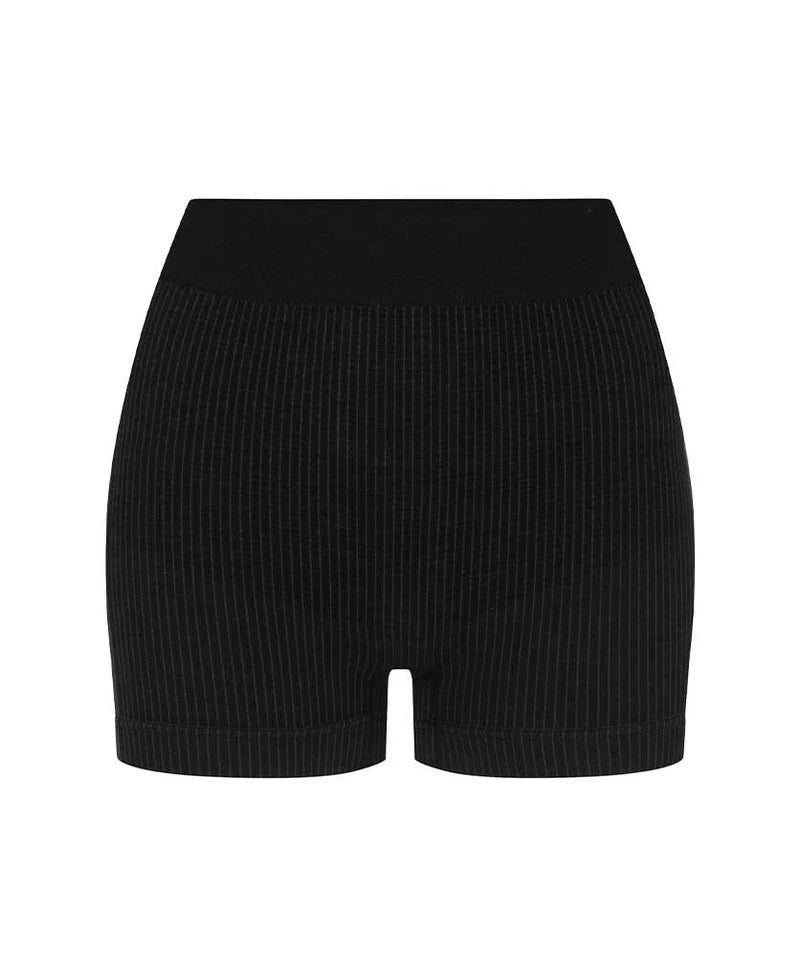 M19 CLASSIC MICRO WOOL MINI SHORT - OBSIDIAN