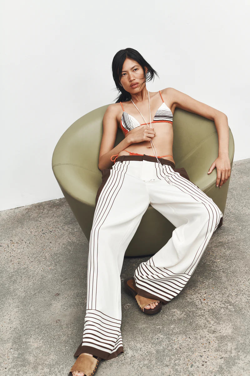 (PRE-ORDER) DESTINO TAILORED PANT - PACHA STRIPE