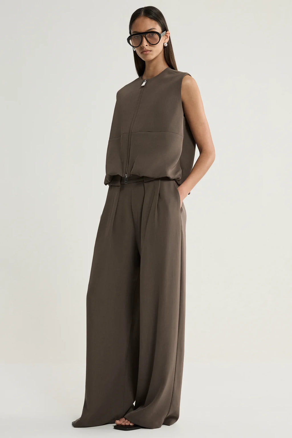 MARGOT VEST - TAUPE