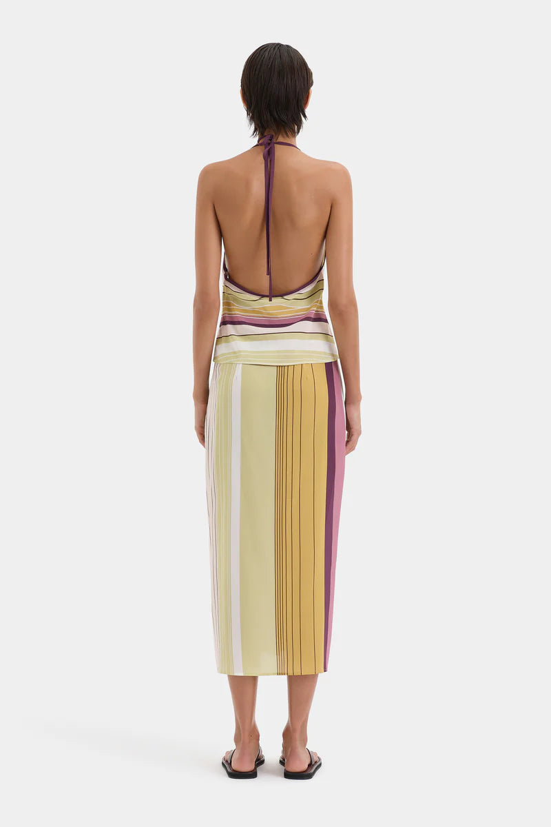 FONTANA HALTER CAMI - ELISA STRIPE