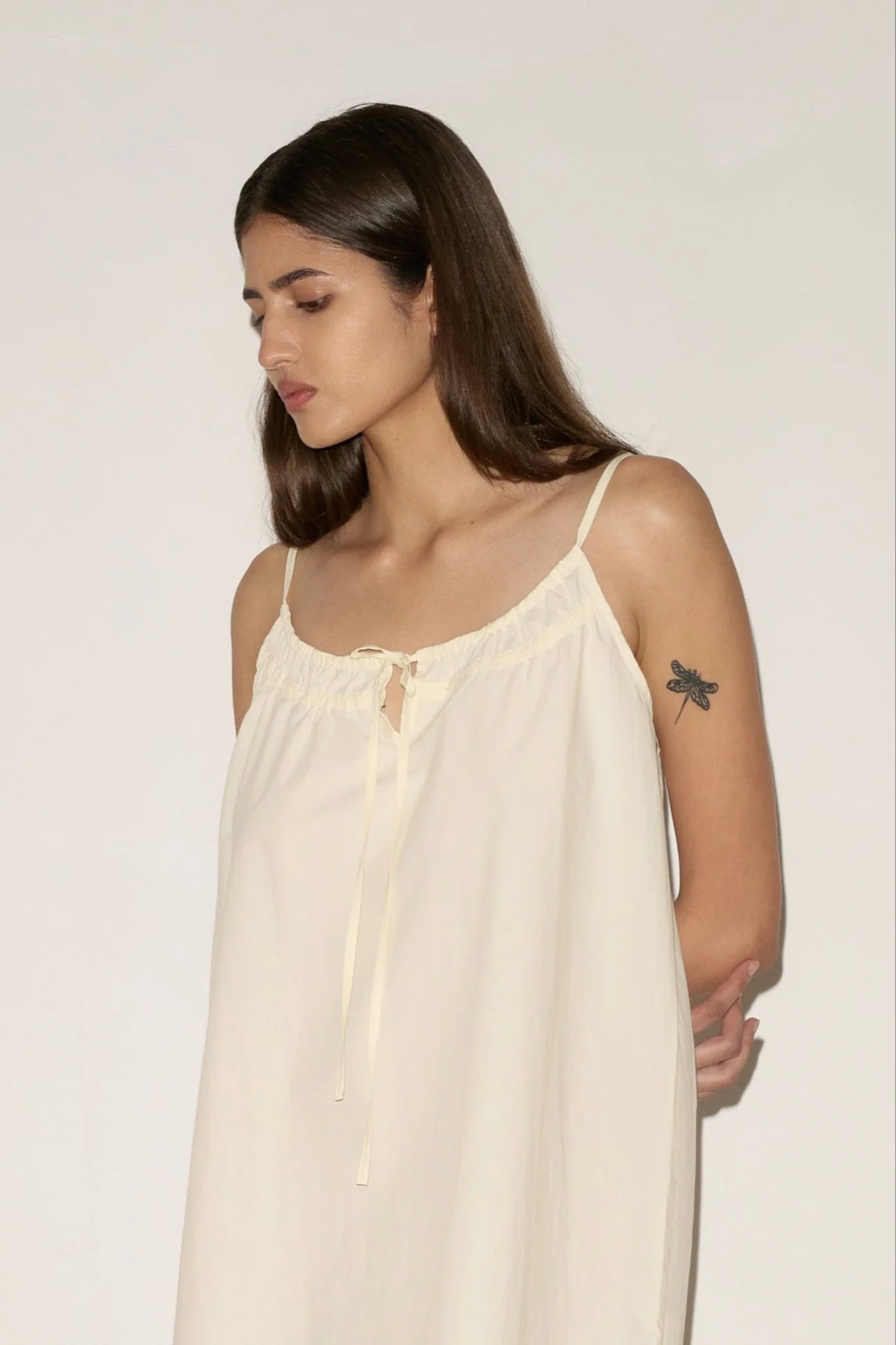 LIGHT DRESS - BUTTER WHITE