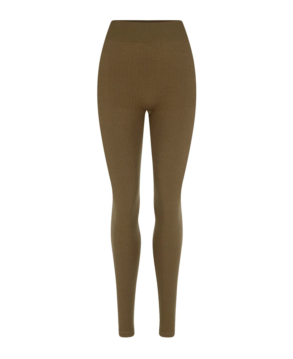 CLASSIC WOOL RIB LEGGING - HARVEST