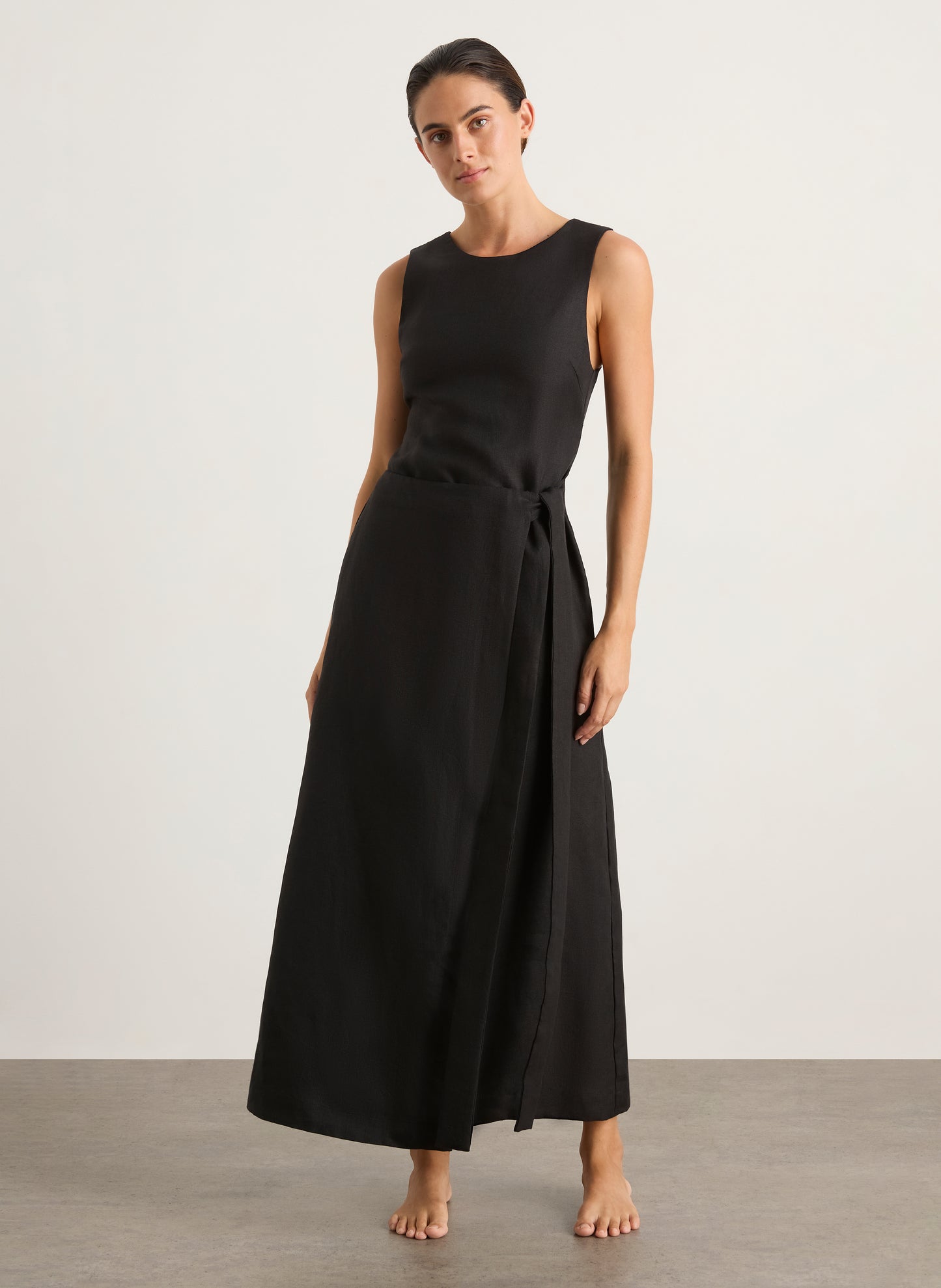 NAPOLI LONG DRESS - BLACK