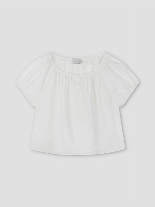 (PRE-ORDER) POPLIN T SHIRT - WHITE