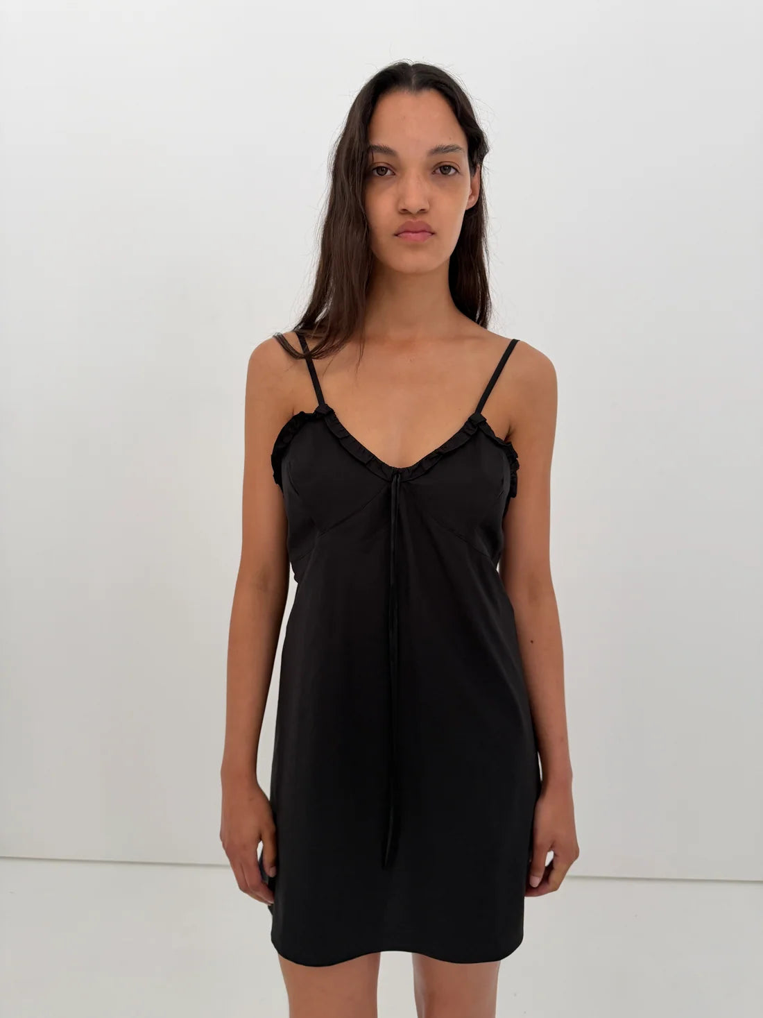 (PRE-ORDER) BIAS MINI DRESS - BLACK