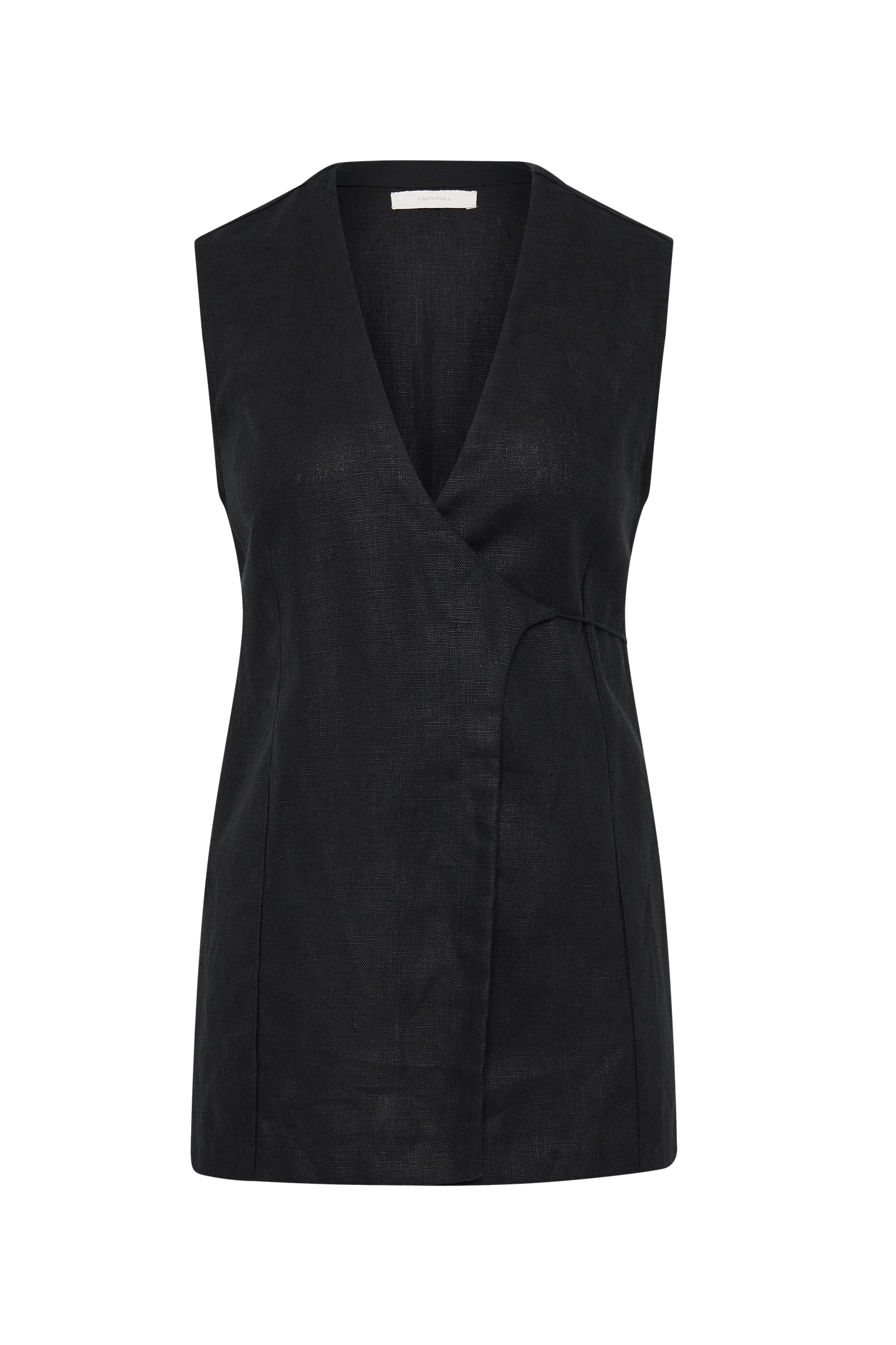 LULEA WRAP VEST - BLACK