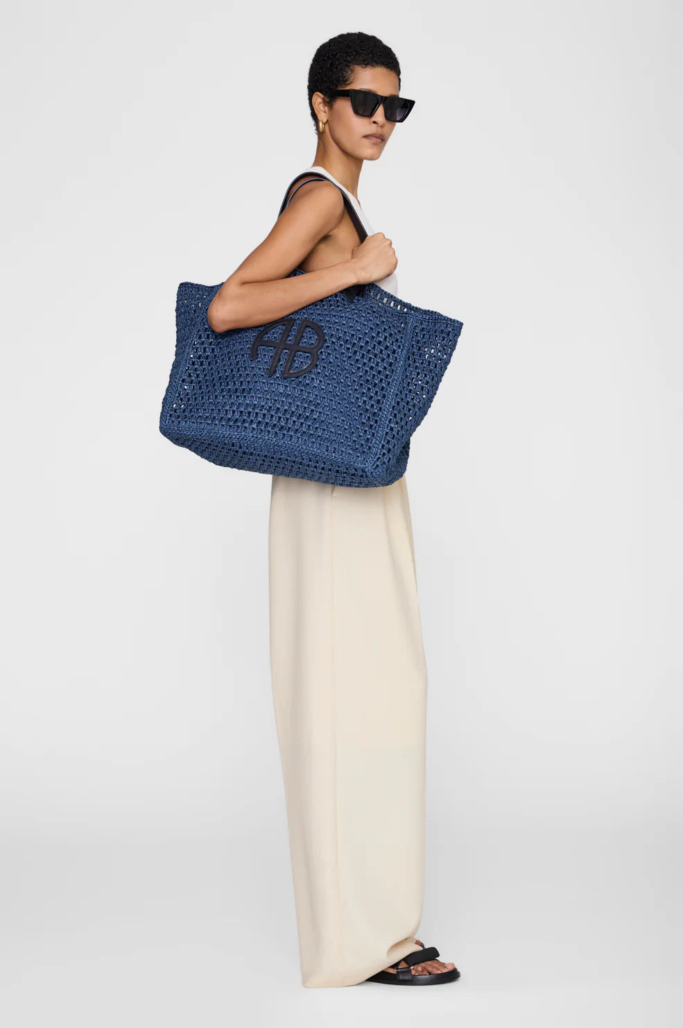 LARGE RIO TOTE - MARINE BLUE