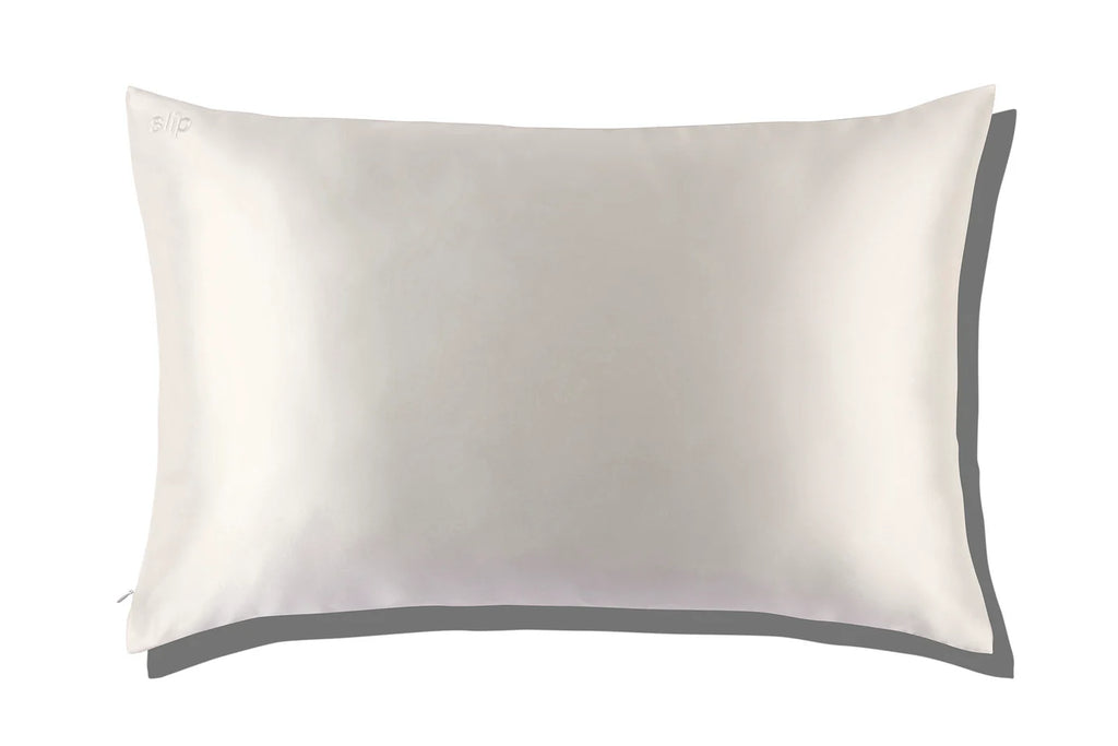 SLIP PURE SILK QUEEN PILLOWCASE - WHITE