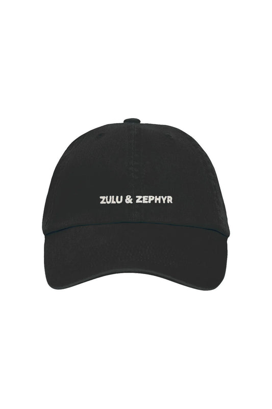 ZULU & ZEPHYR CANVAS CAP - BLACK