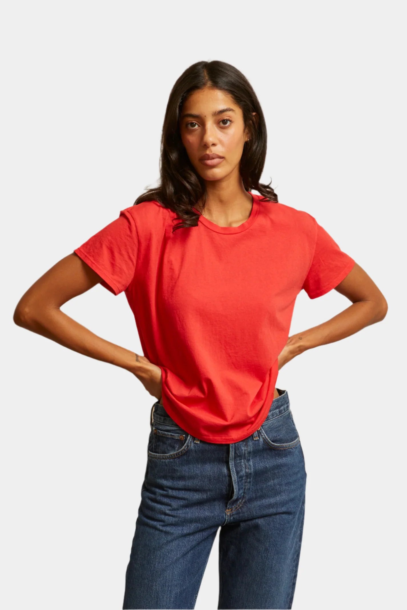 HARLEY BOXY CREW - POPPY RED