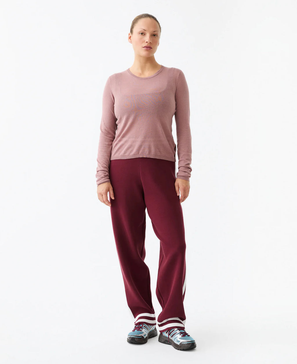 ORGANIC ROMEO TRACKPANT - MULBERRY