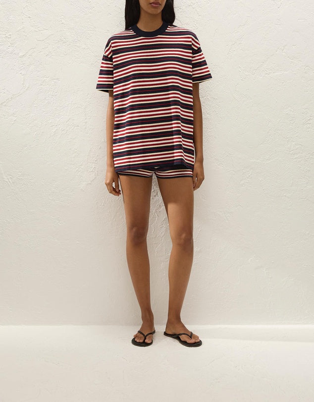 (PRE-ORDER) LE PAZ TOP - CILA STRIPE NAVY