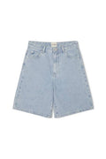 RECYLCED COTTON WALK SHORT - LIGHT WASH